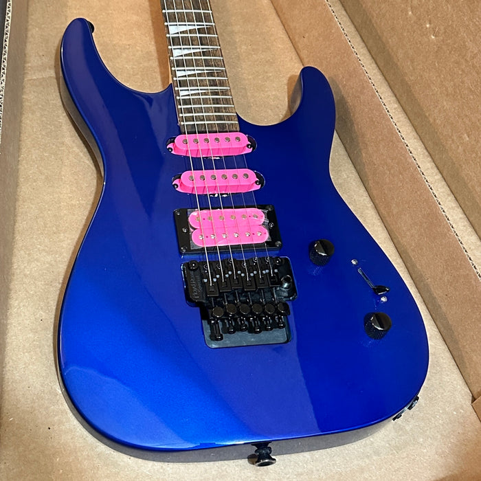 Jackson X Series Dinky DK3XR HSS Electric Guitar - Blue/Pink