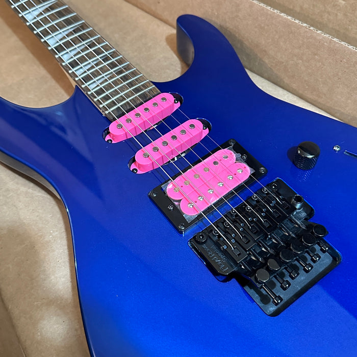 Jackson X Series Dinky DK3XR HSS Electric Guitar - Blue/Pink