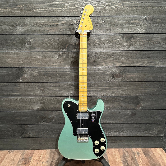 Fender American Professional II Telecaster Deluxe USA Electric Guitar - Mystic Surf Green