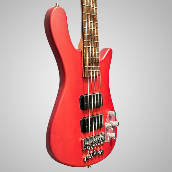Warwick Rockbass Streamer Standard 5-String Electric Bass Guitar - Burgundy Red