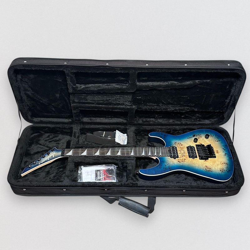 Jackson MJ Series Dinky DKRP Electric Guitar Japan 2023 - Transparent Blue Burst