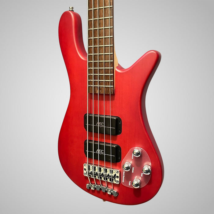 Warwick Rockbass Streamer Standard 5-String Electric Bass Guitar - Burgundy Red