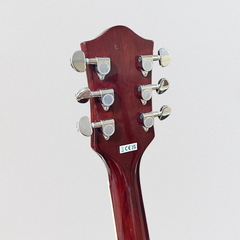 Gretsch G2604T Limited Edition Streamliner Rally II w/ Bigsby Center Block Electric Guitar - Two-Tone Oxblood/Walnut Stain