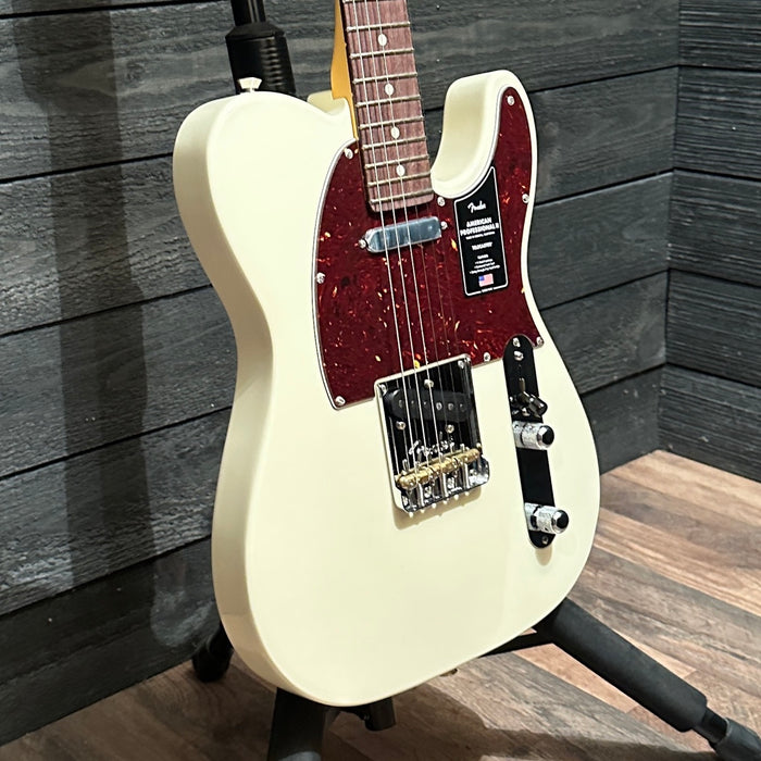 Fender American Professional II Telecaster USA Electric Guitar - Olympic White