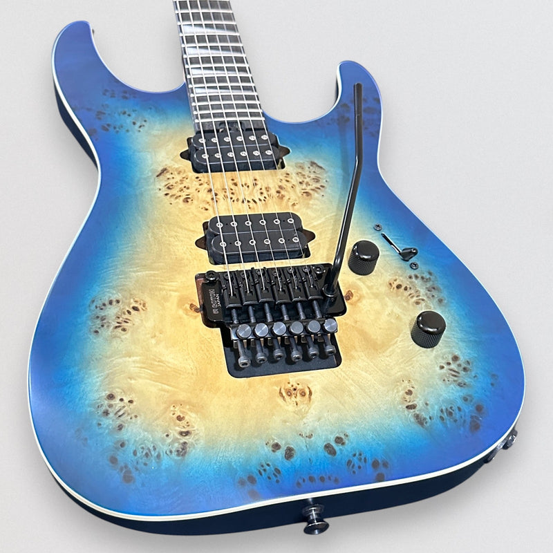 Jackson MJ Series Dinky DKRP Electric Guitar Japan 2023 - Transparent Blue Burst