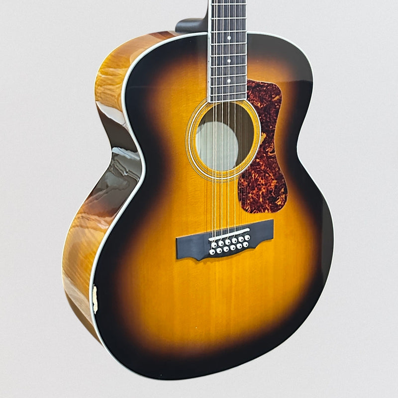 Guild F-2512E Deluxe Westerly Collection 12-String Jumbo Acoustic Electric Guitar - Antique Sunburst