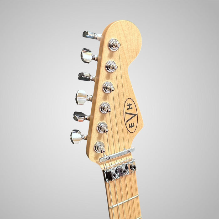 EVH Striped Circles Electric Guitar - Black and White