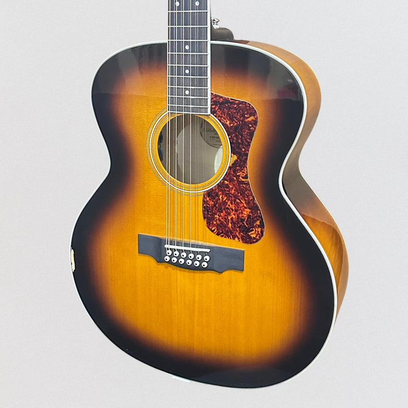 Guild F-2512E Deluxe Westerly Collection 12-String Jumbo Acoustic Electric Guitar - Antique Sunburst