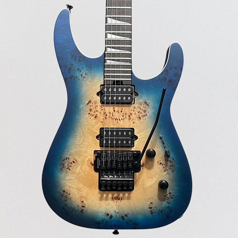Jackson MJ Series Dinky DKRP Electric Guitar Japan 2023 - Transparent Blue Burst