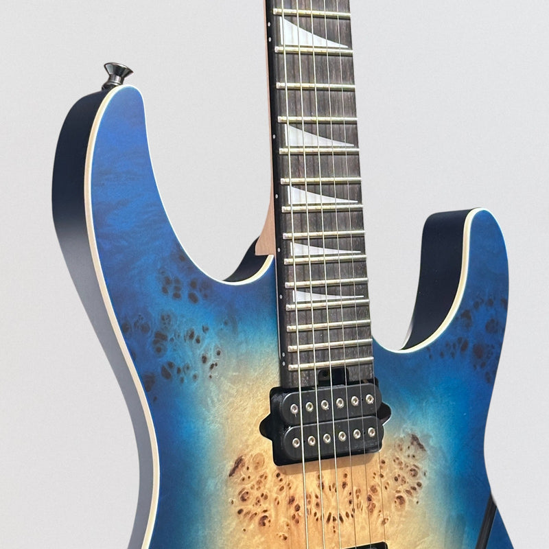 Jackson MJ Series Dinky DKRP Electric Guitar Japan 2023 - Transparent Blue Burst