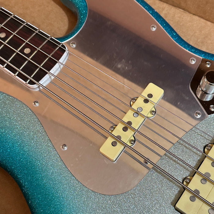 Fender Limited Player Plus x Blu DeTiger Jazz Bass 4 String Electric Bass Guitar - Sky Burst Sparkle