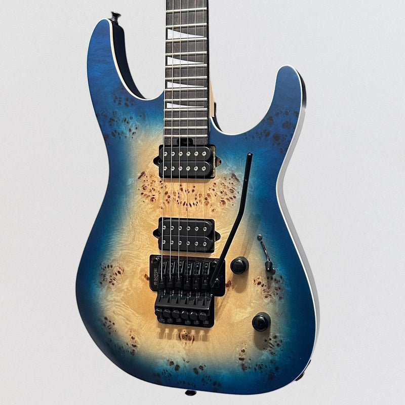 Jackson MJ Series Dinky DKRP Electric Guitar Japan 2023 - Transparent Blue Burst