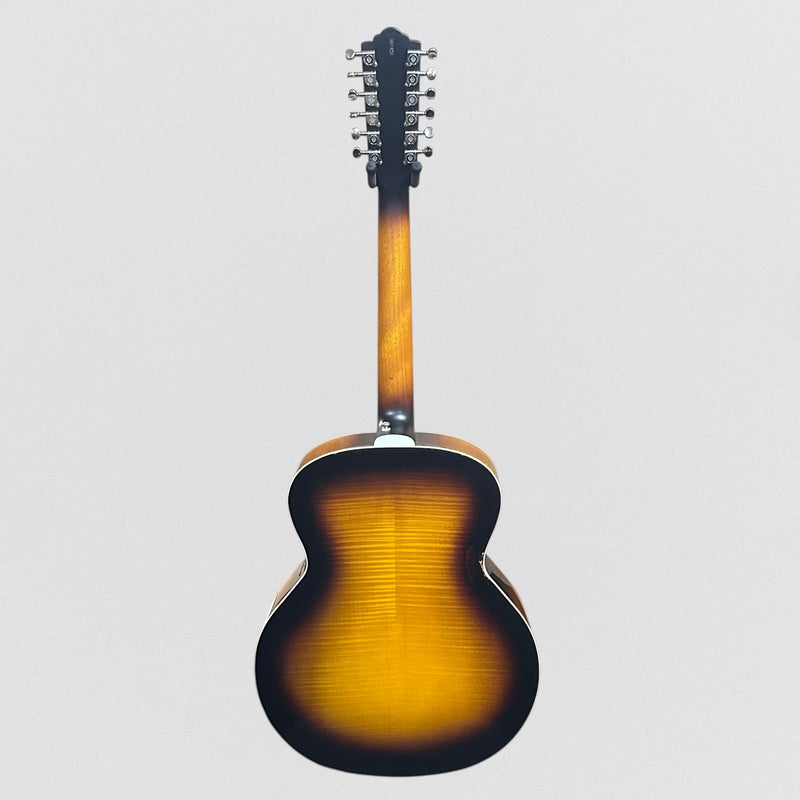 Guild F-2512E Deluxe Westerly Collection 12-String Jumbo Acoustic Electric Guitar - Antique Sunburst