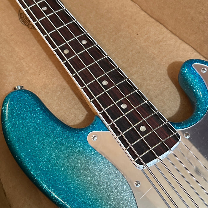 Fender Limited Player Plus x Blu DeTiger Jazz Bass 4 String Electric Bass Guitar - Sky Burst Sparkle