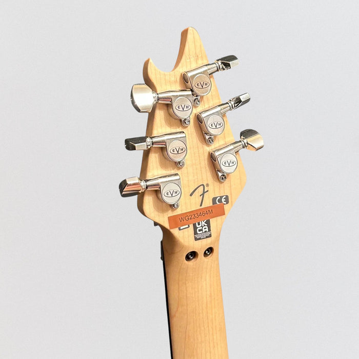 EVH Wolfgang Specal Striped Electric Guitar - Red with Black and White Stripes