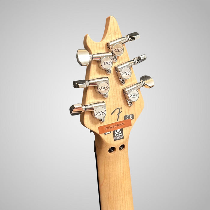 EVH Wolfgang Specal Striped Electric Guitar - Red with Black and White Stripes