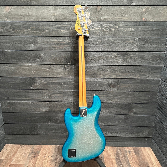 Fender Limited Player Plus x Blu DeTiger Jazz Bass 4 String Electric Bass Guitar - Sky Burst Sparkle