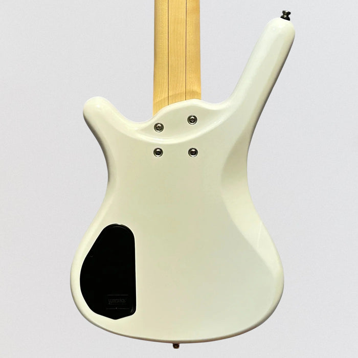 Warwick RockBass Corvette $$ 5-String Electric Bass Guitar - White