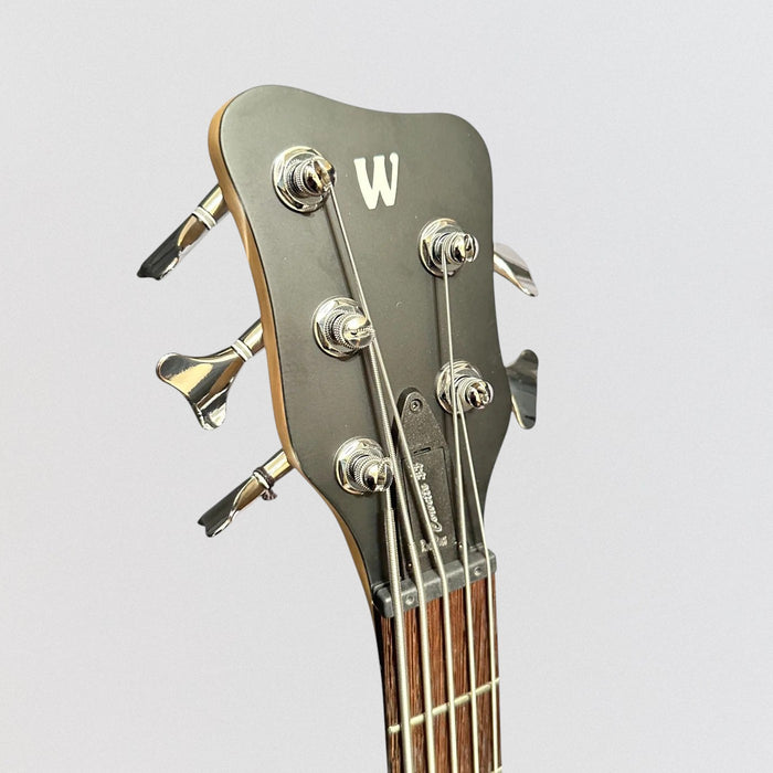 Warwick RockBass Corvette $$ 5-String Electric Bass Guitar - White