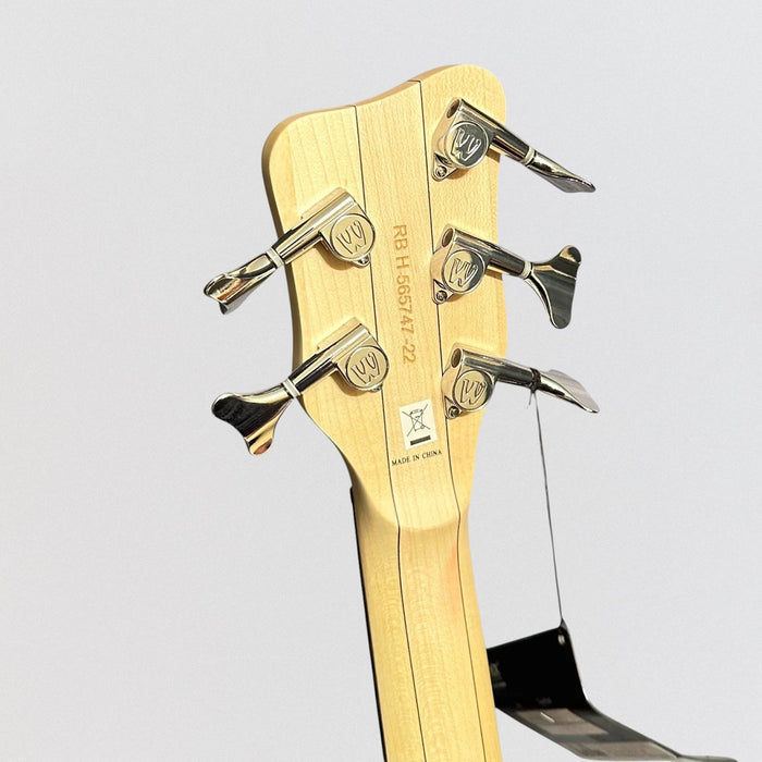 Warwick RockBass Corvette $$ 5-String Electric Bass Guitar - White