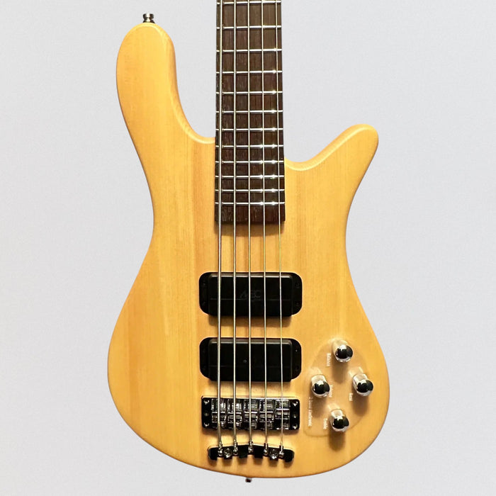 Warwick Rockbass Streamer Standard 5-String Electric Bass Guitar - Natural