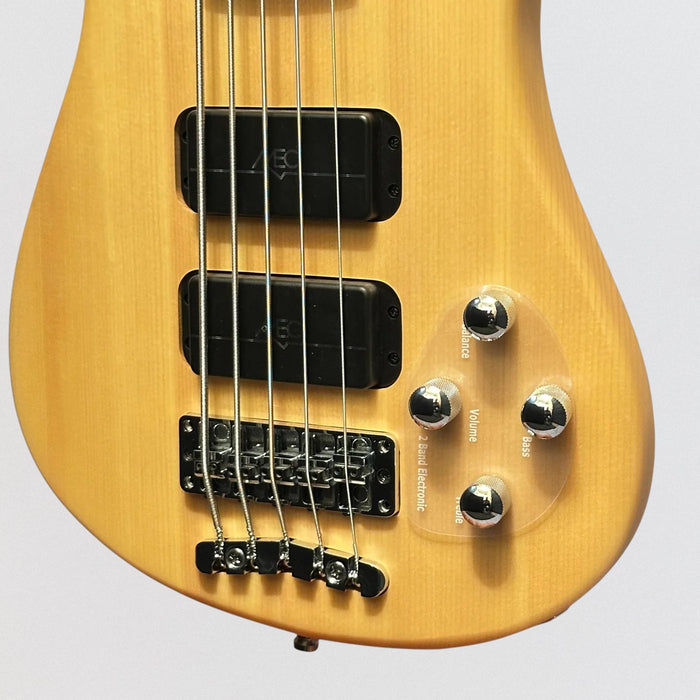 Warwick Rockbass Streamer Standard 5-String Electric Bass Guitar - Natural