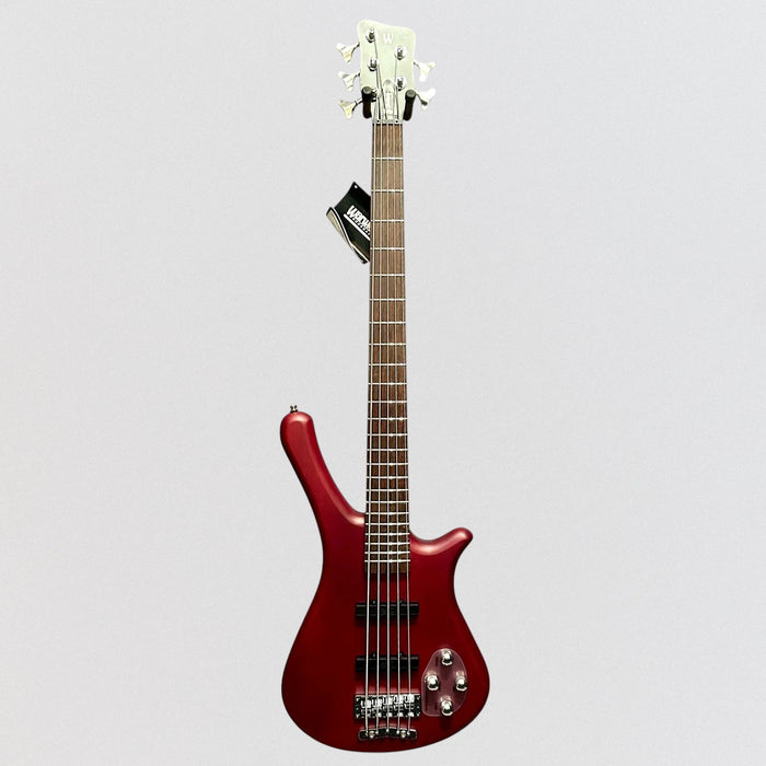 Warwick Rockbass Fortress 5-String Electric Bass Guitar - Burgundy Red Transparent
