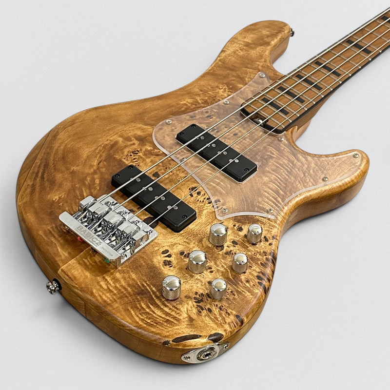Cort GB-Modern 4 String Electric Bass Guitar - Open Pore Vintage Natural