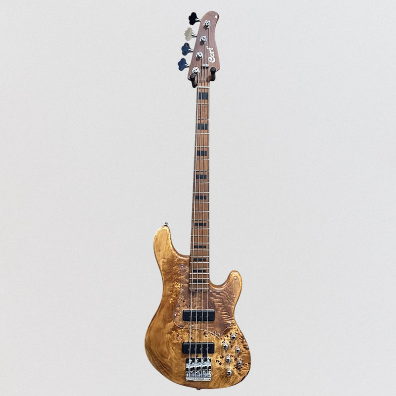 Cort GB-Modern 4 String Electric Bass Guitar - Open Pore Vintage Natural