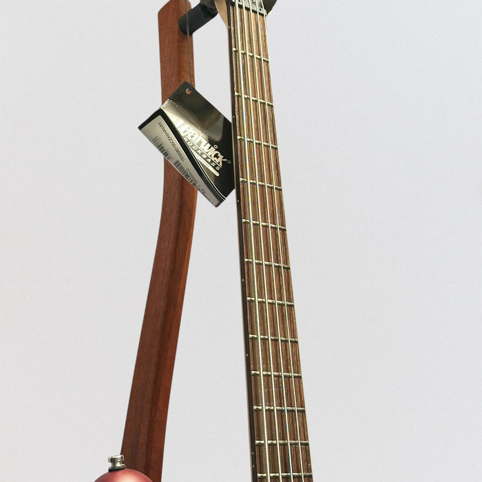 Warwick Rockbass Fortress 5-String Electric Bass Guitar - Burgundy Red Transparent