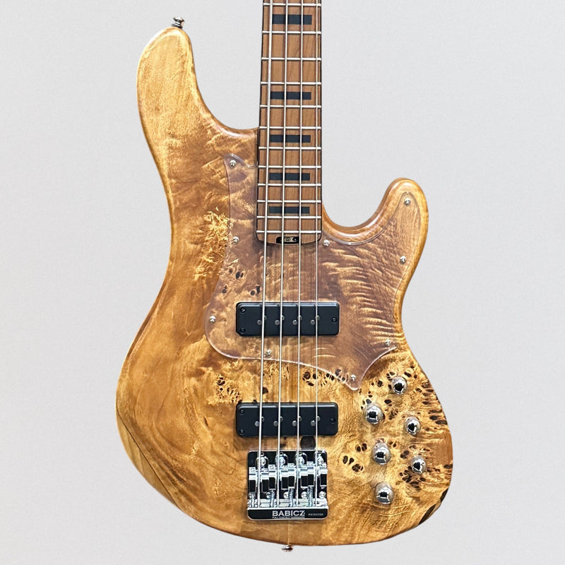 Cort GB-Modern 4 String Electric Bass Guitar - Open Pore Vintage Natural
