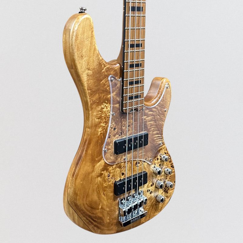Cort GB-Modern 4 String Electric Bass Guitar - Open Pore Vintage Natural