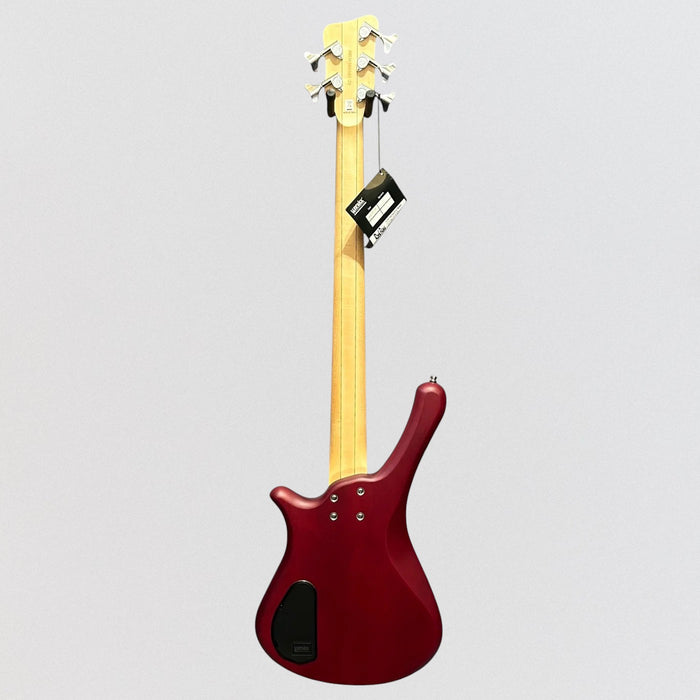 Warwick Rockbass Fortress 5-String Electric Bass Guitar - Burgundy Red Transparent