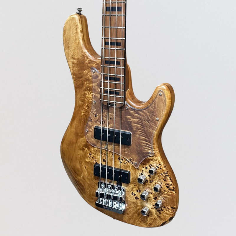 Cort GB-Modern 4 String Electric Bass Guitar - Open Pore Vintage Natural