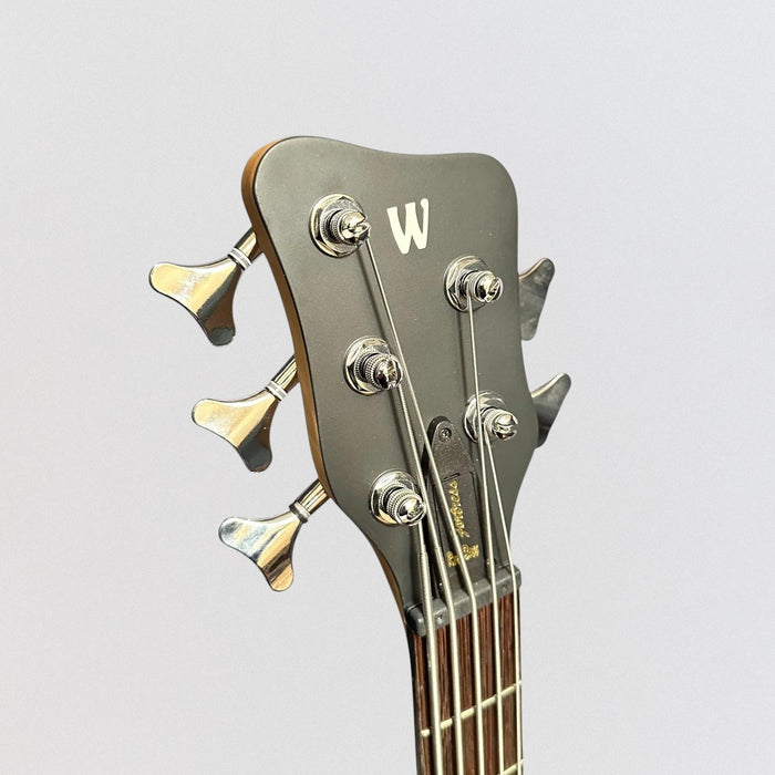 Warwick Rockbass Fortress 5-String Electric Bass Guitar - Burgundy Red Transparent