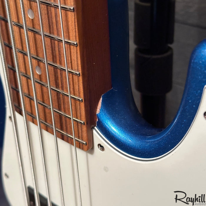Sadowsky 2023 SMX MetroExpress Hybrid PJ 5-String Ice Blue Metallic Electric Bass Guitar Morado B-stock