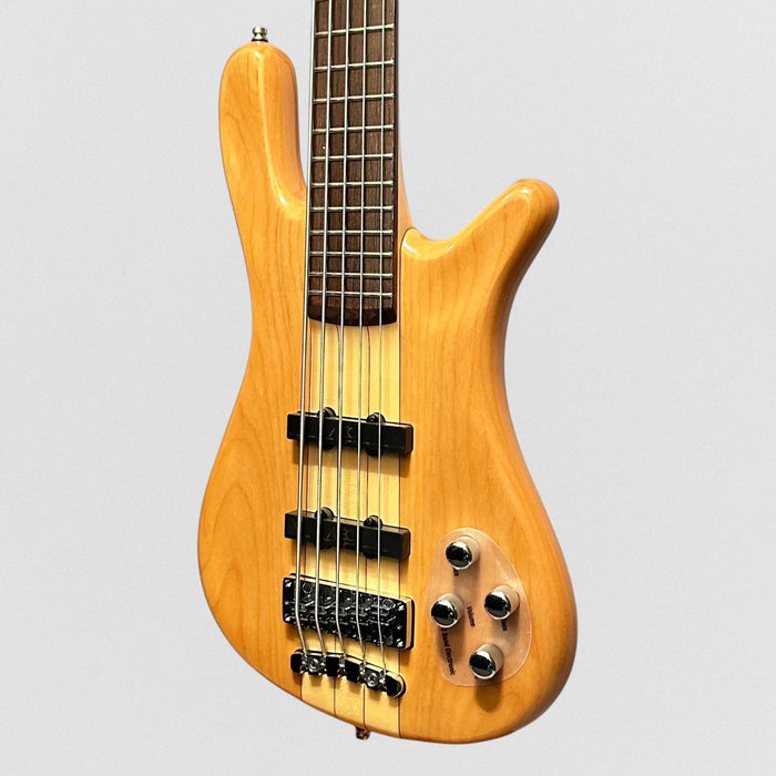 Warwick RockBass Streamer NT 5 String Electric Bass Guitar - Natural