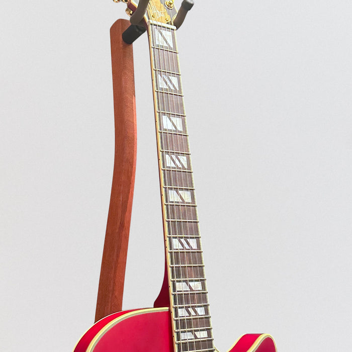 D'Angelico Deluxe Bob Weir SS 3 Semi-Hollow Electric Guitar - Satin Trans Wine