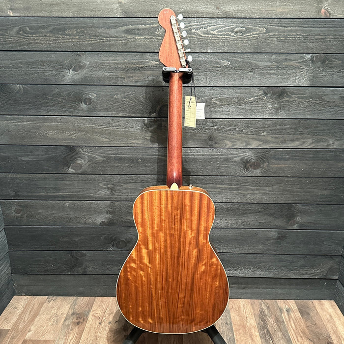 Fender California Vintage Malibu Concert Acoustic Electric Guitar w/ Case - Aged Natural