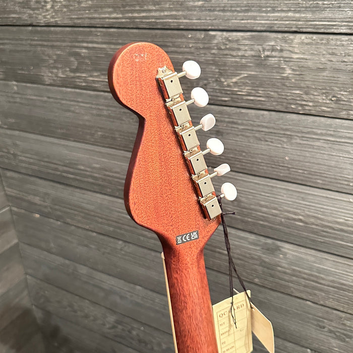 Fender California Vintage Malibu Concert Acoustic Electric Guitar w/ Case - Aged Natural