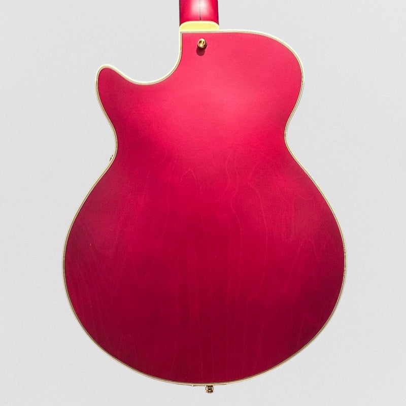D'Angelico Deluxe Bob Weir SS 3 Semi-Hollow Electric Guitar - Satin Trans Wine