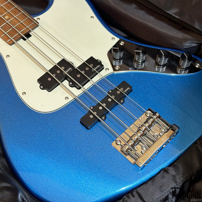 Sadowsky 2023 SMX MetroExpress Hybrid PJ 4-String Ice Blue Metallic Electric Bass Guitar Morado B-stock