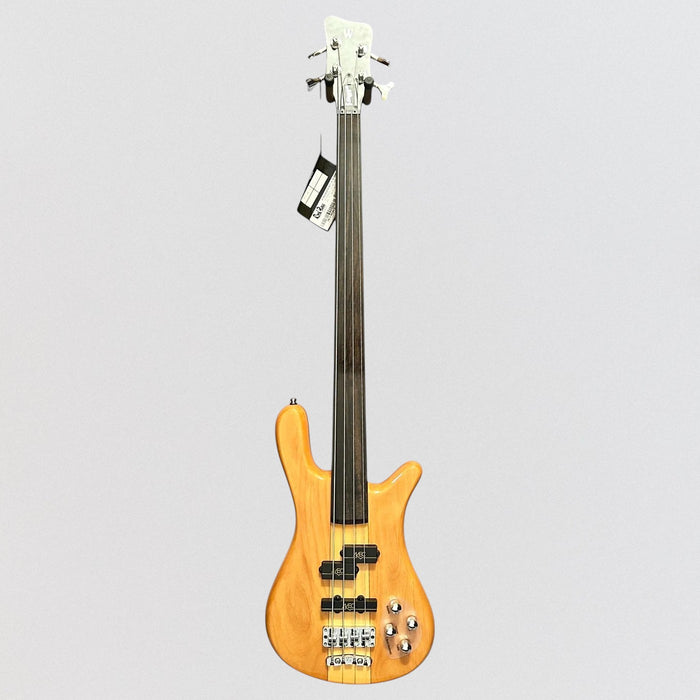 Warwick RockBass Streamer NT 4-string Fretless Electric Bass Guitar - Natural