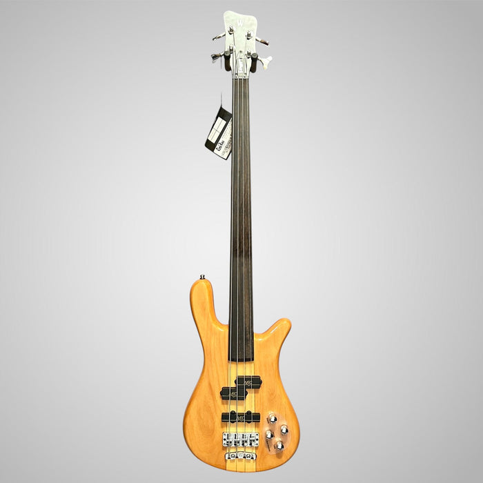 Warwick RockBass Streamer NT 4-string Fretless Electric Bass Guitar - Natural