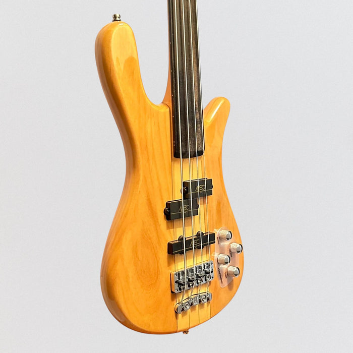 Warwick RockBass Streamer NT 4-string Fretless Electric Bass Guitar - Natural