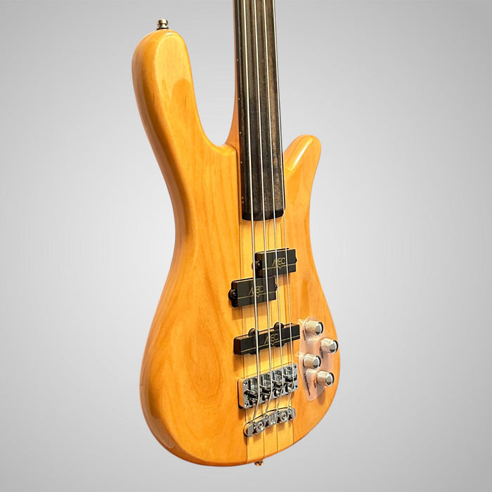 Warwick RockBass Streamer NT 4-string Fretless Electric Bass Guitar - Natural