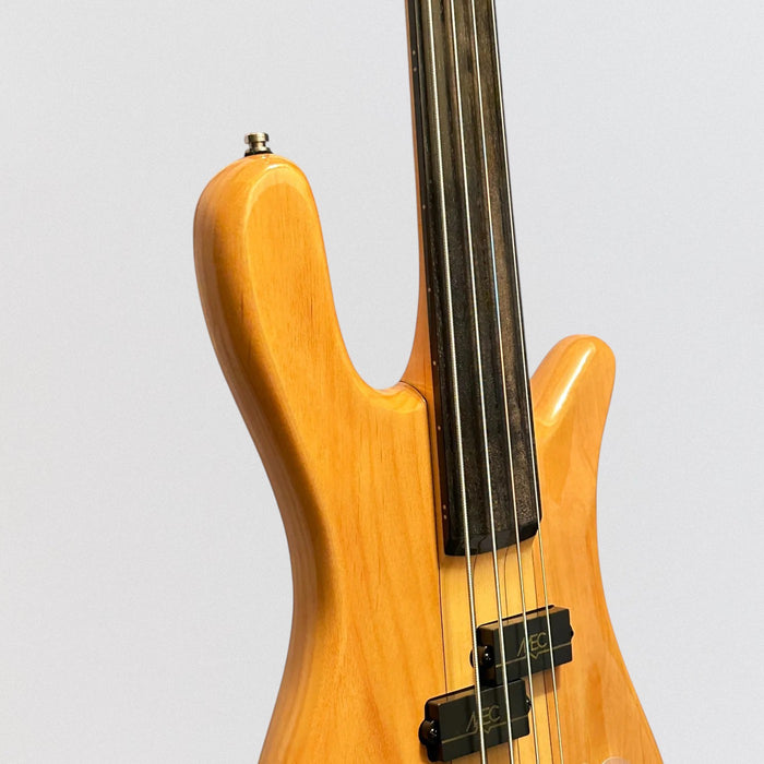 Warwick RockBass Streamer NT 4-string Fretless Electric Bass Guitar - Natural