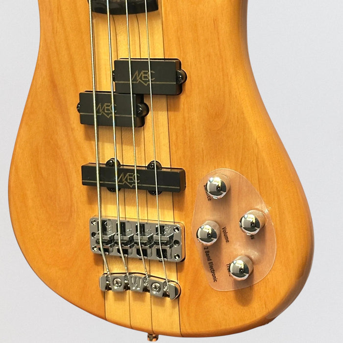 Warwick RockBass Streamer NT 4-string Fretless Electric Bass Guitar - Natural