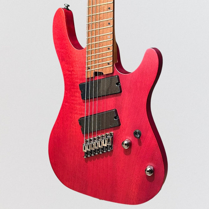 Cort KX307MSOP KX Series Multi-Scale 7 String Electric Guitar - Open Pore Mahogany