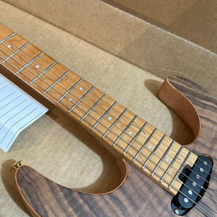 Charvel Pro-Mod DK22 SSS 2PT CM Mahogany Walnut Electric Guitar - Natural